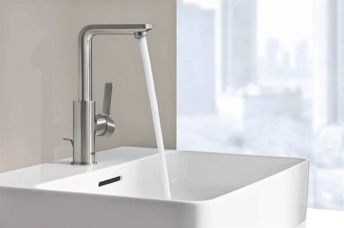 Смеситель для раковины GROHE Lineare New с донным клапаном, L-Size, хром (23296001) Смеситель для раковины GROHE Lineare New с донным клапаном, L-Size, хром (23296001)