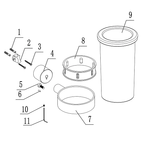 Стакан для зубных щеток с держателем ABBER Osten 316 AA1861BG золото брашированное Стакан для зубных щеток с держателем ABBER Osten 316 AA1861BG золото брашированное