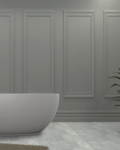 Ванна отдельностоящая ABBER AS9641-1.3 130x68 универсальная, белая матовая, искусственный камень Ванна отдельностоящая ABBER AS9641-1.3 130x68 универсальная, белая матовая, искусственный камень