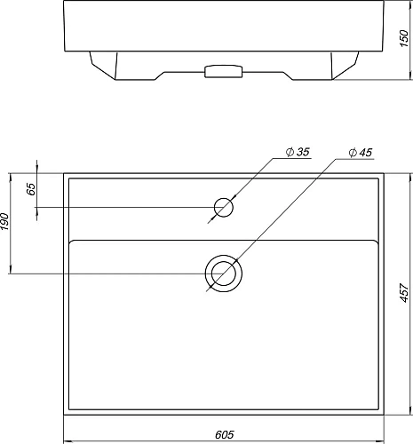Тумба с раковиной Aquanet Агата 60 00348184 белый сатин Тумба с раковиной Aquanet Агата 60 00348184 белый сатин