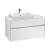 Картинка анонса товара «тумба под раковину villeroy &amp; boch collaro 100 см, с подсветкой c017l0ms»