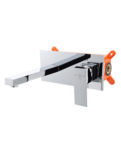 Смеситель для раковины Orange Lutz M04-722cr скрытого монтажа с внутренней частью Смеситель для раковины Orange Lutz M04-722cr скрытого монтажа с внутренней частью