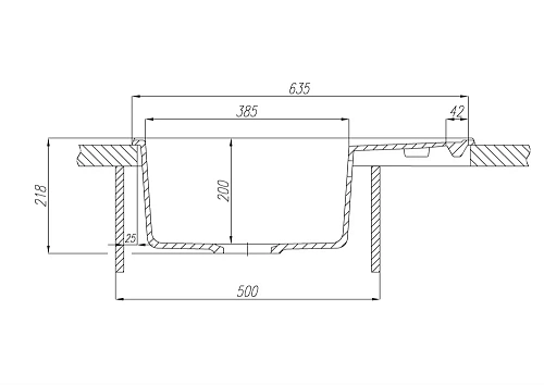 Кухонная мойка Aquaton Делия 65 1A718632DE250 из литого мрамора, серый шелк Кухонная мойка Aquaton Делия 65 1A718632DE250 из литого мрамора, серый шелк