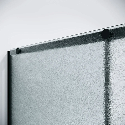 Душевая дверь Niagara Nova NG-84-L10CHB (100х195) черный матовый, раздвижная влево, стекло шиншилла Душевая дверь Niagara Nova NG-84-L10CHB (100х195) черный матовый, раздвижная влево, стекло шиншилла