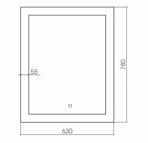 Зеркало SILVER MIRRORS 630x780 серебро, сенсорный выключатель Марсель (ФР-00000910) Зеркало SILVER MIRRORS 630x780 серебро, сенсорный выключатель Марсель (ФР-00000910)
