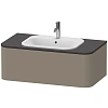 Тумба под раковину Duravit Happy D.2 Plus HP495109292 подвесная 100 см серый камень Тумба под раковину Duravit Happy D.2 Plus HP495109292 подвесная 100 см серый камень