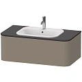 Тумба под раковину Duravit Happy D.2 Plus HP495109292 подвесная 100 см серый камень Тумба под раковину Duravit Happy D.2 Plus HP495109292 подвесная 100 см серый камень