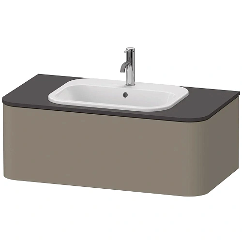 Тумба под раковину Duravit Happy D.2 Plus HP495109292 подвесная 100 см серый камень Тумба под раковину Duravit Happy D.2 Plus HP495109292 подвесная 100 см серый камень