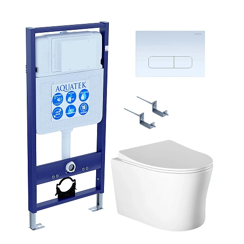 Комплект инсталляции Aquatek Standard INS-0000012 с крепежом KKI-0000002 клавишей смыва KDI-0000013 унитазом НИКА AQ2009-00 с сиденьем микролифт SET Aquatek НИКА-013 4в1 Комплект инсталляции Aquatek Standard INS-0000012 с крепежом KKI-0000002 клавишей смыва KDI-0000013 унитазом НИКА AQ2009-00 с сиденьем микролифт SET Aquatek НИКА-013 4в1