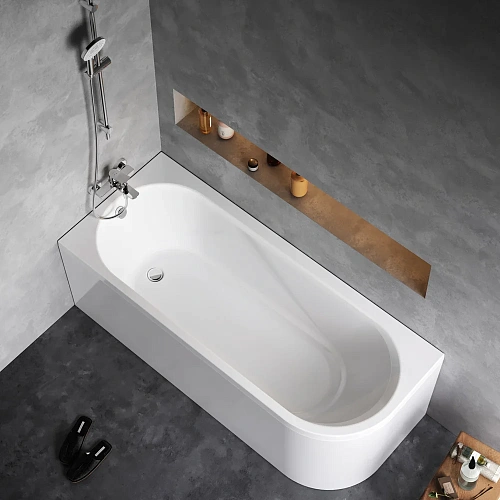 Акриловая ванна AM.PM X-Joy W94A-170L70W-ARP угловая левосторонняя 170x70 см c каркасом и панелью Акриловая ванна AM.PM X-Joy W94A-170L70W-ARP угловая левосторонняя 170x70 см c каркасом и панелью