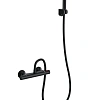 Смеситель для душа Wonzon & Woghand с термостатом, черный матовый (WW-B1005-A-MB) Смеситель для душа Wonzon & Woghand с термостатом, черный матовый (WW-B1005-A-MB)