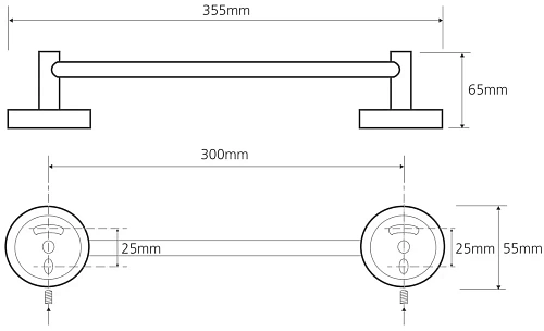 Полотенцедержатель Bemeta OMEGA 104104012 Полотенцедержатель Bemeta OMEGA 104104012