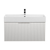 Картинка анонса товара «тумба под раковину cezares premium 55441 plisse bianco opaco 900x440 подвесная»