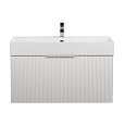 Детальная картинка товара «тумба под раковину cezares premium 55441 plisse bianco opaco 900x440 подвесная»
