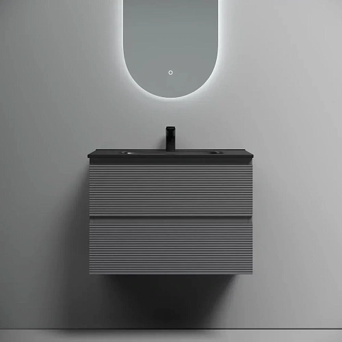 Тумба под раковину Sancos Folk FL70GS 690х445х500 Grey soft, подвесная Тумба под раковину Sancos Folk FL70GS 690х445х500 Grey soft, подвесная