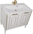 Тумба под раковину Aquanet Паола 90 белый/золото 00186116 Тумба под раковину Aquanet Паола 90 белый/золото 00186116