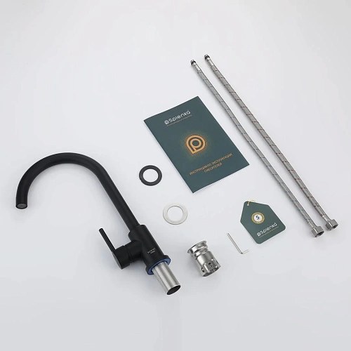 Смеситель для кухни Splenka S201.40.06, черный Смеситель для кухни Splenka S201.40.06, черный