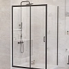 Душевой уголок BelBagno UNO-195-AH-1-110/80-C-NERO 110x80 см, профиль черный, стекло прозрачное Душевой уголок BelBagno UNO-195-AH-1-110/80-C-NERO 110x80 см, профиль черный, стекло прозрачное