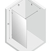 Душевая перегородка NEW TRENDY AVEXA COPPER BRUSHED 90x200 EXK-3764 брашированная медь Душевая перегородка NEW TRENDY AVEXA COPPER BRUSHED 90x200 EXK-3764 брашированная медь