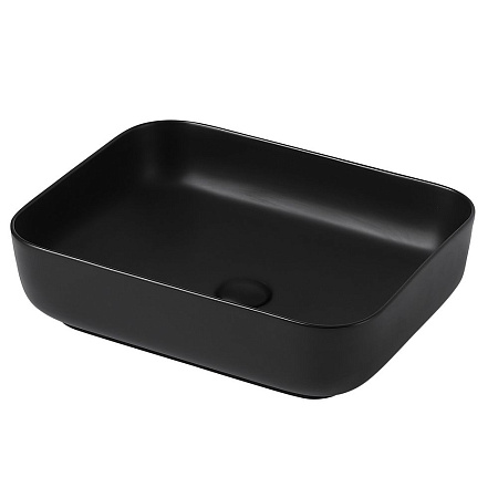 Раковина ABBER Rechteck AC2202MB накладная, черная матовая