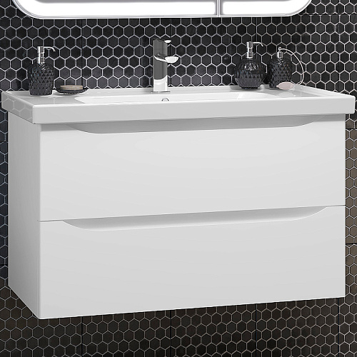Тумба под раковину Opadiris Элеганс 90, белый матовый (под раковину CeraStyle FRAME 90) 00-00006896 Тумба под раковину Opadiris Элеганс 90, белый матовый (под раковину CeraStyle FRAME 90) 00-00006896