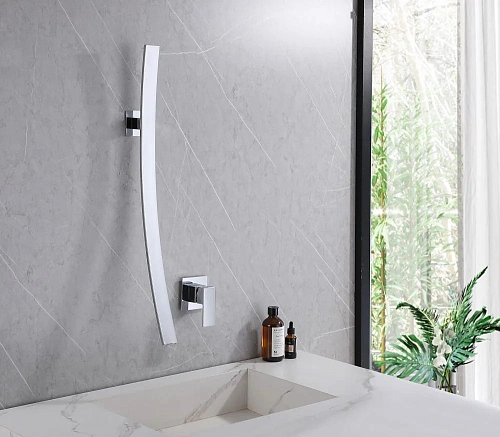 Смеситель для раковины ABBER Daheim AF8209 скрытого монтажа хром Смеситель для раковины ABBER Daheim AF8209 скрытого монтажа хром