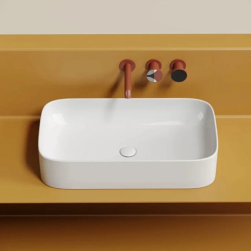 Раковина Ceramica Nova ELEMENT CN6054 белый накладная Раковина Ceramica Nova ELEMENT CN6054 белый накладная