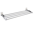 Полка WasserKRAFT Leine K-5011WHITE для полотенец белый/хром Полка WasserKRAFT Leine K-5011WHITE для полотенец белый/хром