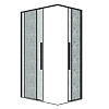 Душевой уголок GROSSMAN Galaxy 300.K33.01.9080.21.02 (90x80x195) прямоуг.,раздвиж,черн.матов,стекло шиншилла Душевой уголок GROSSMAN Galaxy 300.K33.01.9080.21.02 (90x80x195) прямоуг.,раздвиж,черн.матов,стекло шиншилла