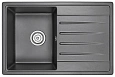 Кухонная мойка Granula 7602, ЧЁРНЫЙ, СтандАРТ кварц 760х500 Кухонная мойка Granula 7602, ЧЁРНЫЙ, СтандАРТ кварц 760х500