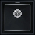 Кухонная мойка Paulmark LUMI 45UNI LU45-BLM, черный металлик, 455х460 Кухонная мойка Paulmark LUMI 45UNI LU45-BLM, черный металлик, 455х460