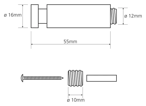 Крючок Bemeta OMEGA 104506082 Крючок Bemeta OMEGA 104506082
