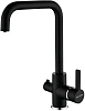 Смеситель для кухни PaulmarkLOGAS, Lo213021-308, Чёрный
