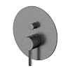Смеситель для душа WHITECROSS Y Y1235GM скрытого монтажа, оружейная сталь