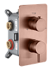 Картинка анонса товара «смеситель для душа boheme cell 135-3-cb встраиваемый copper brushed»