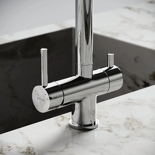 Смеситель для кухни SANCOS Foster SC4014CH с возможностью подключения фильтра для воды, хром Смеситель для кухни SANCOS Foster SC4014CH с возможностью подключения фильтра для воды, хром