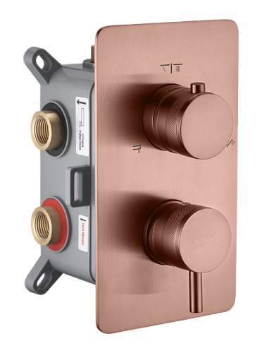 Смеситель для душа Boheme CELL 135-3-CB встраиваемый Copper Brushed Смеситель для душа Boheme CELL 135-3-CB встраиваемый Copper Brushed