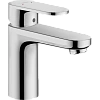 Смеситель для раковины Hansgrohe Vernis Blend 100, со сливным гарнитуром 71551000, хром