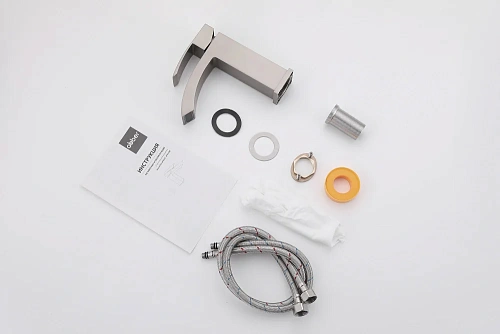 Смеситель для раковины ABBER Wasserfall AF8610SP сатин Смеситель для раковины ABBER Wasserfall AF8610SP сатин