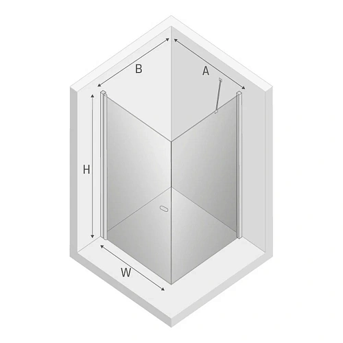 Душевой уголок NEW TRENDY NEW SOLEO BLACK 70x70x195 D-0229A/D-0113B (черный) Душевой уголок NEW TRENDY NEW SOLEO BLACK 70x70x195 D-0229A/D-0113B (черный)