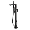 Смеситель для ванны WasserKRAFT Elbe 7421 напольный черный Смеситель для ванны WasserKRAFT Elbe 7421 напольный черный