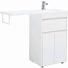 Тумба с раковиной Aquanet Токио 110 R белый (напольная, 1 ящик, 2 дверцы) 00239207 Тумба с раковиной Aquanet Токио 110 R белый (напольная, 1 ящик, 2 дверцы) 00239207
