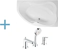 Акриловая ванна Aquanet Capri 170x110 R (каркас + смеситель Grohe BauEdge 2511700A) 00203922 + 00155684 + 00240613 Акриловая ванна Aquanet Capri 170x110 R (каркас + смеситель Grohe BauEdge 2511700A) 00203922 + 00155684 + 00240613