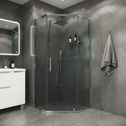 Душевой уголок Niagara Eco NG-1009-14D (90x90x190) трапеция, распаш, профиль хром, стекло прозрачное (4мм) Душевой уголок Niagara Eco NG-1009-14D (90x90x190) трапеция, распаш, профиль хром, стекло прозрачное (4мм)