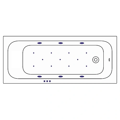 Акриловая ванна WHITECROSS Vibe 180x75 "RELAX" белый гидромассажная 0105.180075.100.RELAX.WH Акриловая ванна WHITECROSS Vibe 180x75 "RELAX" белый гидромассажная 0105.180075.100.RELAX.WH