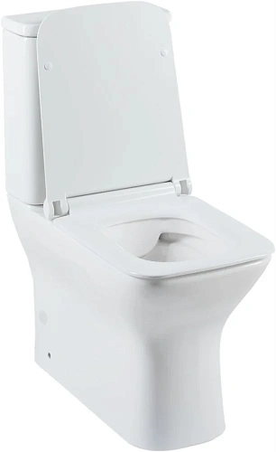 Чаша напольного унитаза Aquanet Rimless Cube-C CL-12248B с сиденьем Чаша напольного унитаза Aquanet Rimless Cube-C CL-12248B с сиденьем