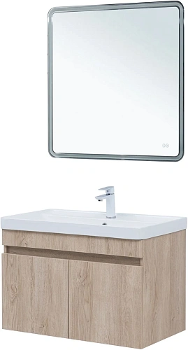 Тумба под раковину Aquanet Оптима 80 00344805 дуб светлый Тумба под раковину Aquanet Оптима 80 00344805 дуб светлый