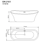 Ванна отдельностоящая GROSSMAN Galaxy GR-2101 (170x80x66) Ванна отдельностоящая GROSSMAN Galaxy GR-2101 (170x80x66)