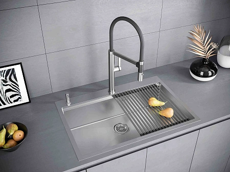 Дозатор для жидкого мыла Paulmark DECUS D004-BS брашированная сталь Дозатор для жидкого мыла Paulmark DECUS D004-BS брашированная сталь