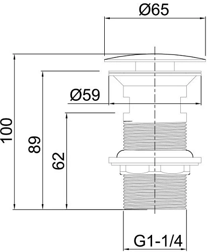 Донный клапан Allen Brau Priority 5.31024-GB золото Донный клапан Allen Brau Priority 5.31024-GB золото